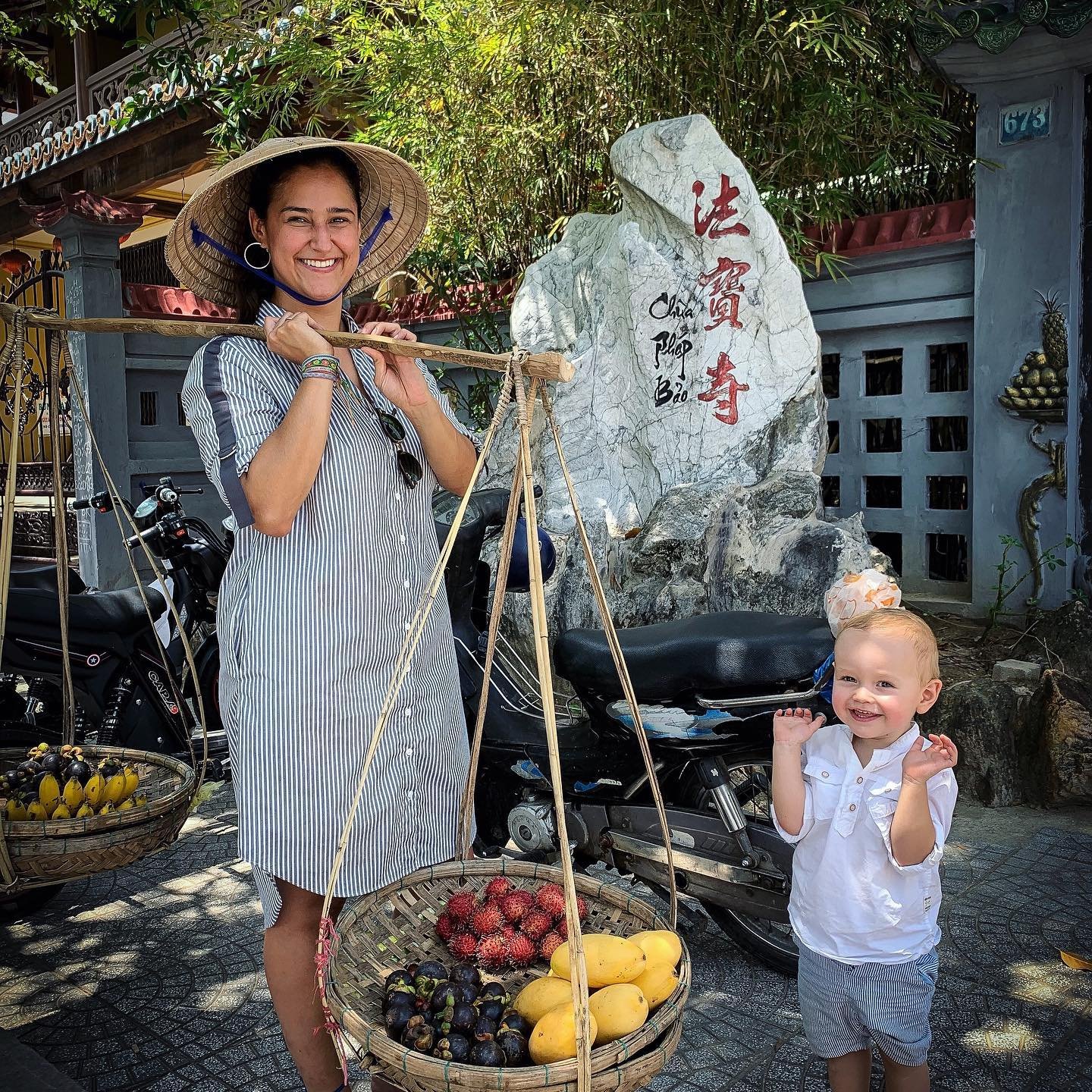 Alejandra and Max in Vietnam